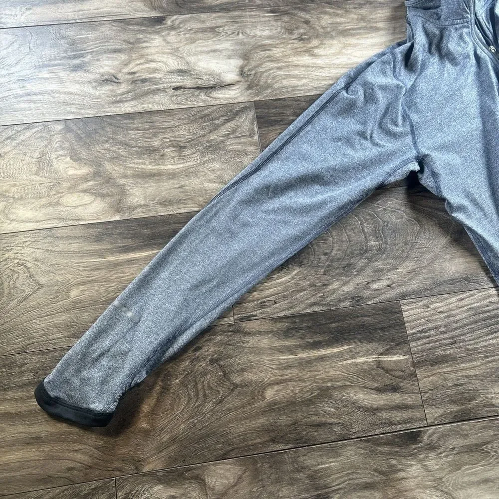 Nike Running Shirt Womens Medium Gray 1/4‎ Zip Element Gym Training Athleisure
